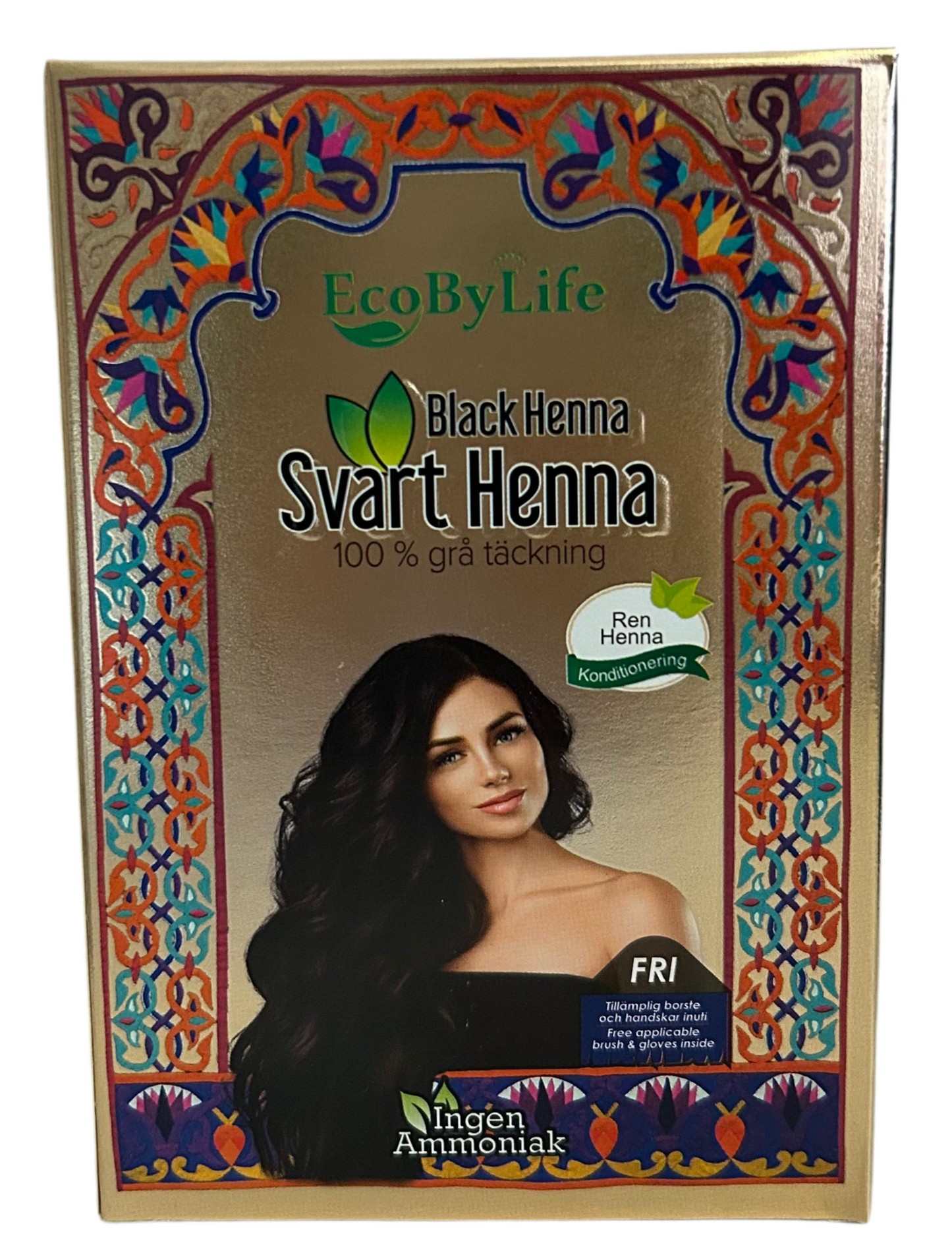EcoByLife Svart henna 6*10g