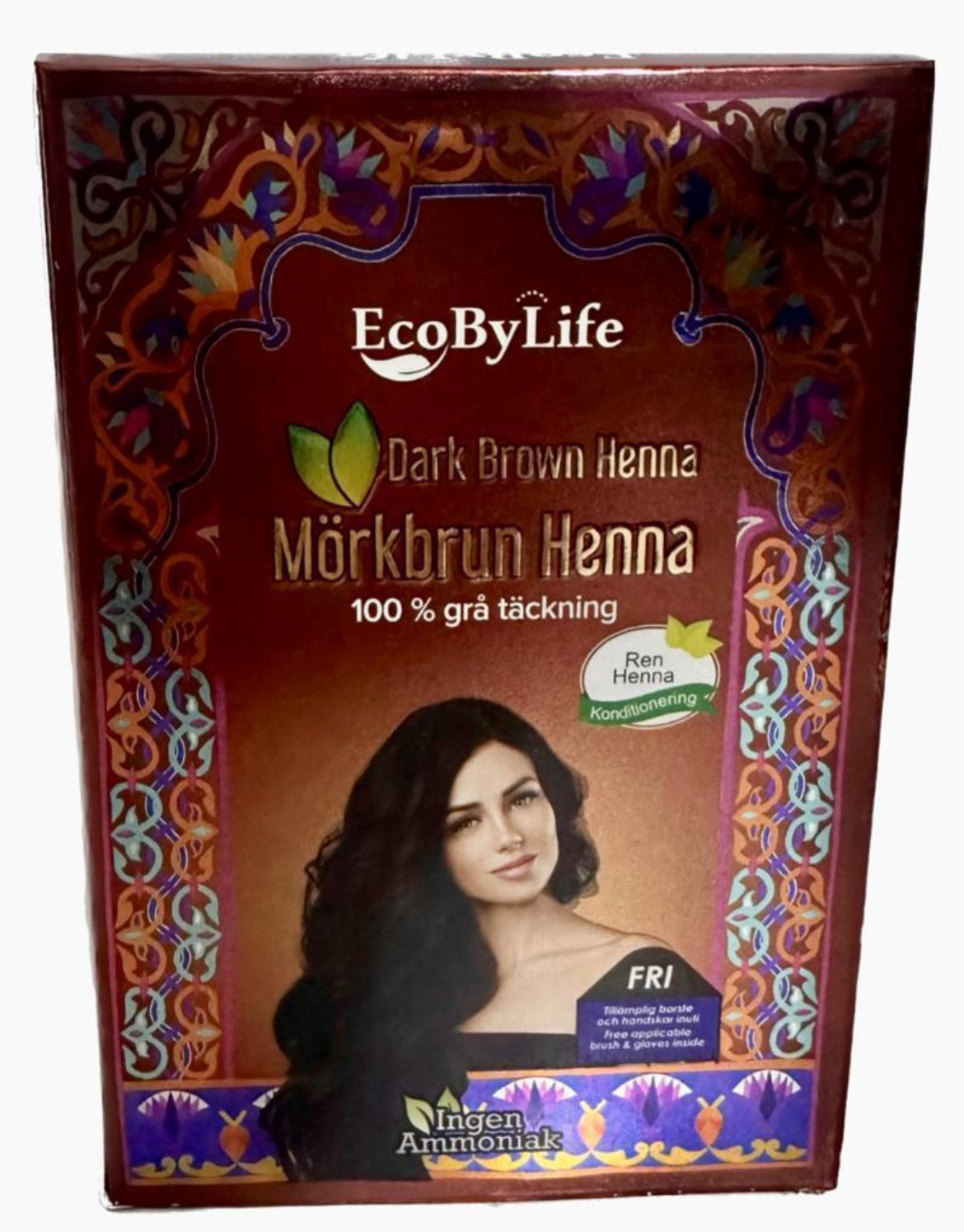 EcoByLife Dark brown henna 6*10