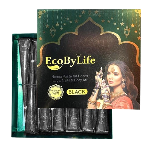EcoByLife Black Henna cone 35g