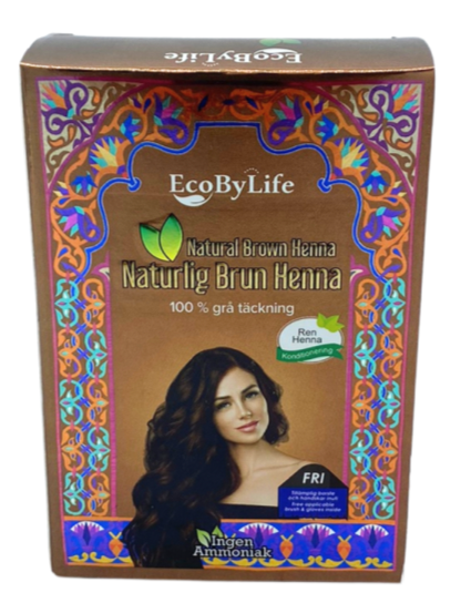 EcoByLife Natural brown henna 6*10g